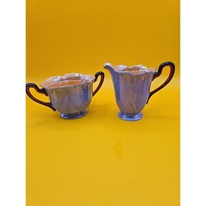 Noritake M Hand-Painted-SUGAR BOWL MILK JUG-Vintage Porcelain Set.